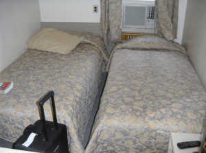small hotel room
