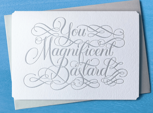 Magnificent Bastard - by Calligraphuck